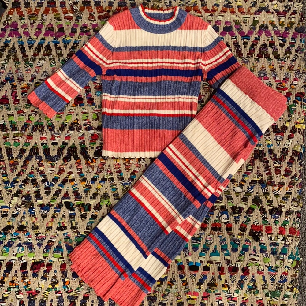 NWT H&M crop top and skirt matching set